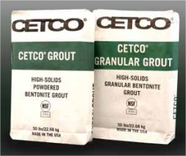 Coulis Bentonite Grout de Cetco